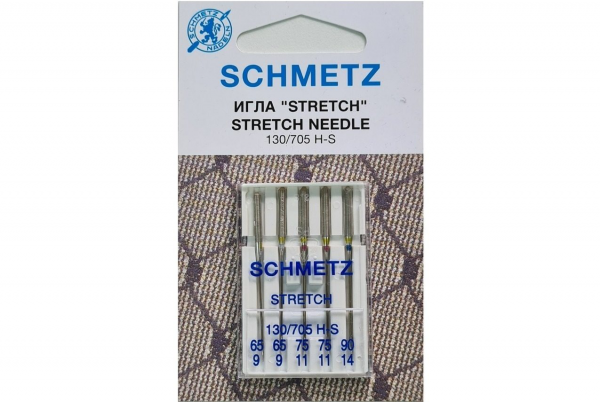 Иглы Schmetz стрейч combi (65x2, 75x2, 90x1), 5 шт в Немане